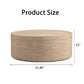 31.5'' Round Coffee Table with Mars Pattern