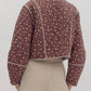 Entro - This Means Everything Floral Quilted Jacket