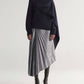 A.L.C. - Tracy Metallic Vegan Leather Skirt