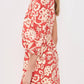 Dress To - One-shoulder Floral Print Mini Dress