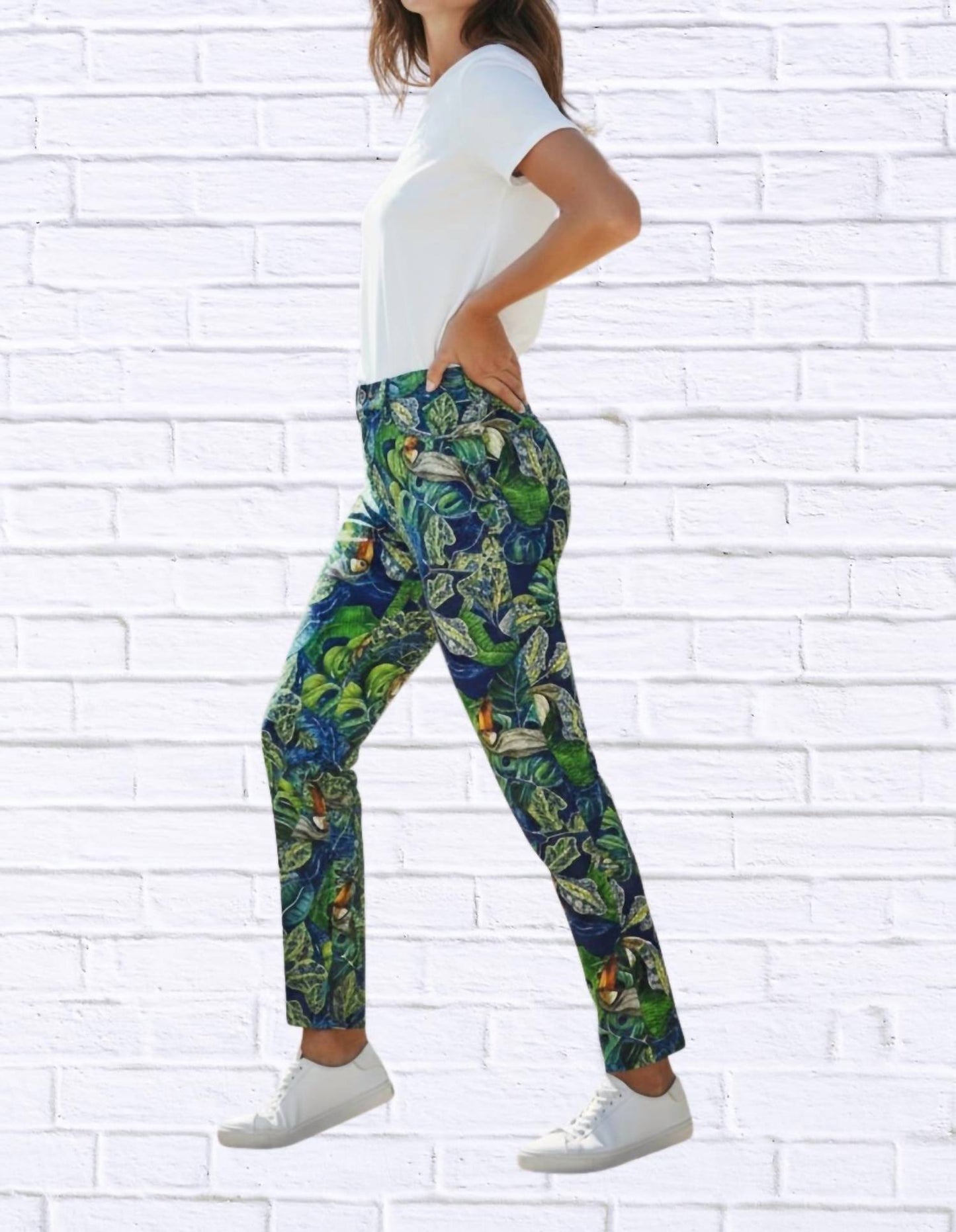 Diva Usa - Tropical Toucan Print Pants