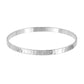 Eklexic - Women's Hammered Bangle Bracelet Set