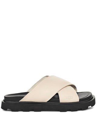 Ugg - Women's Capitelle Crossband Leather Slide Sandal