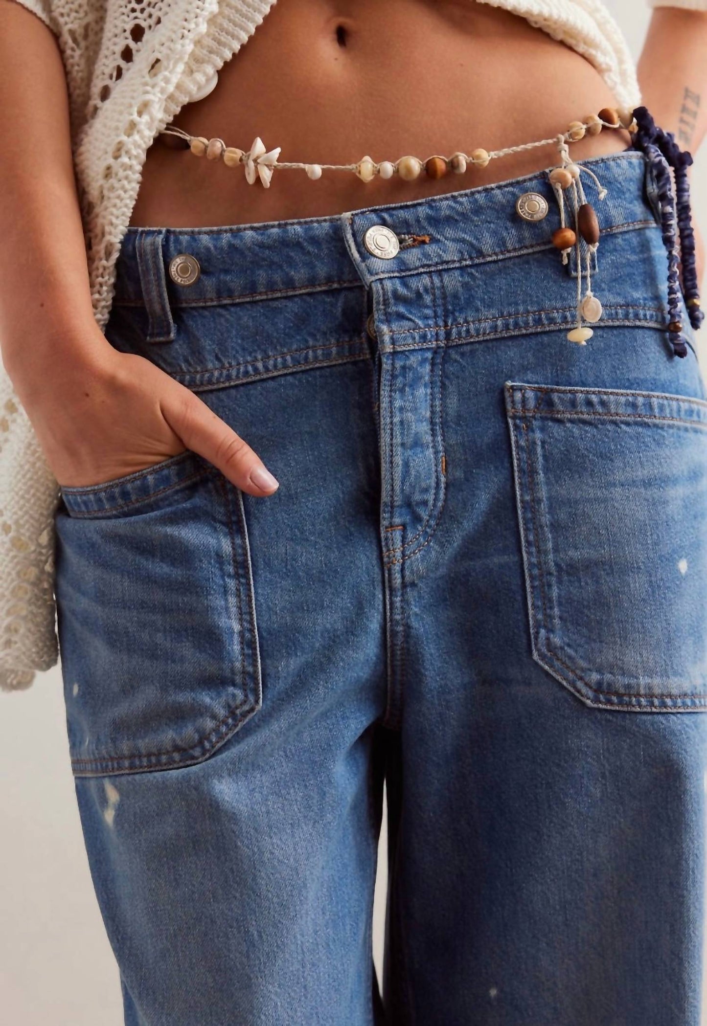 Free People - Palmer Cuffed Jeans