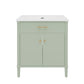 Bathroom Vanity With Sink, Soft Close Doors And Adjustable Shelf