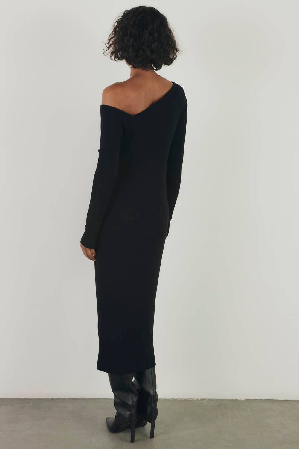 Enza Costa - KNIT ONE-SHOULDER DRESS
