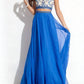 Rachel Allan - Two-piece Embellished Chiffon Gown