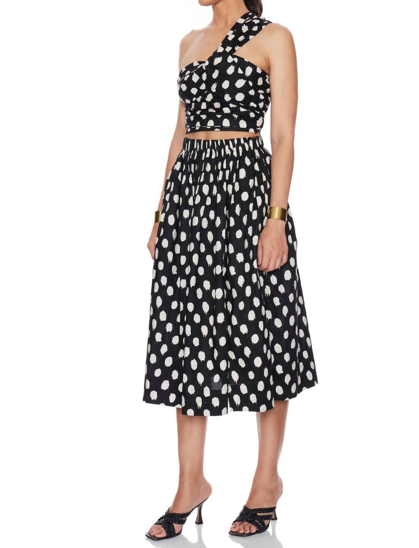 Lucy Paris - Amari Polka Dot Crop Top