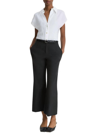 Vince - CAP SLEEVE BUTTON DOWN BLOUSE