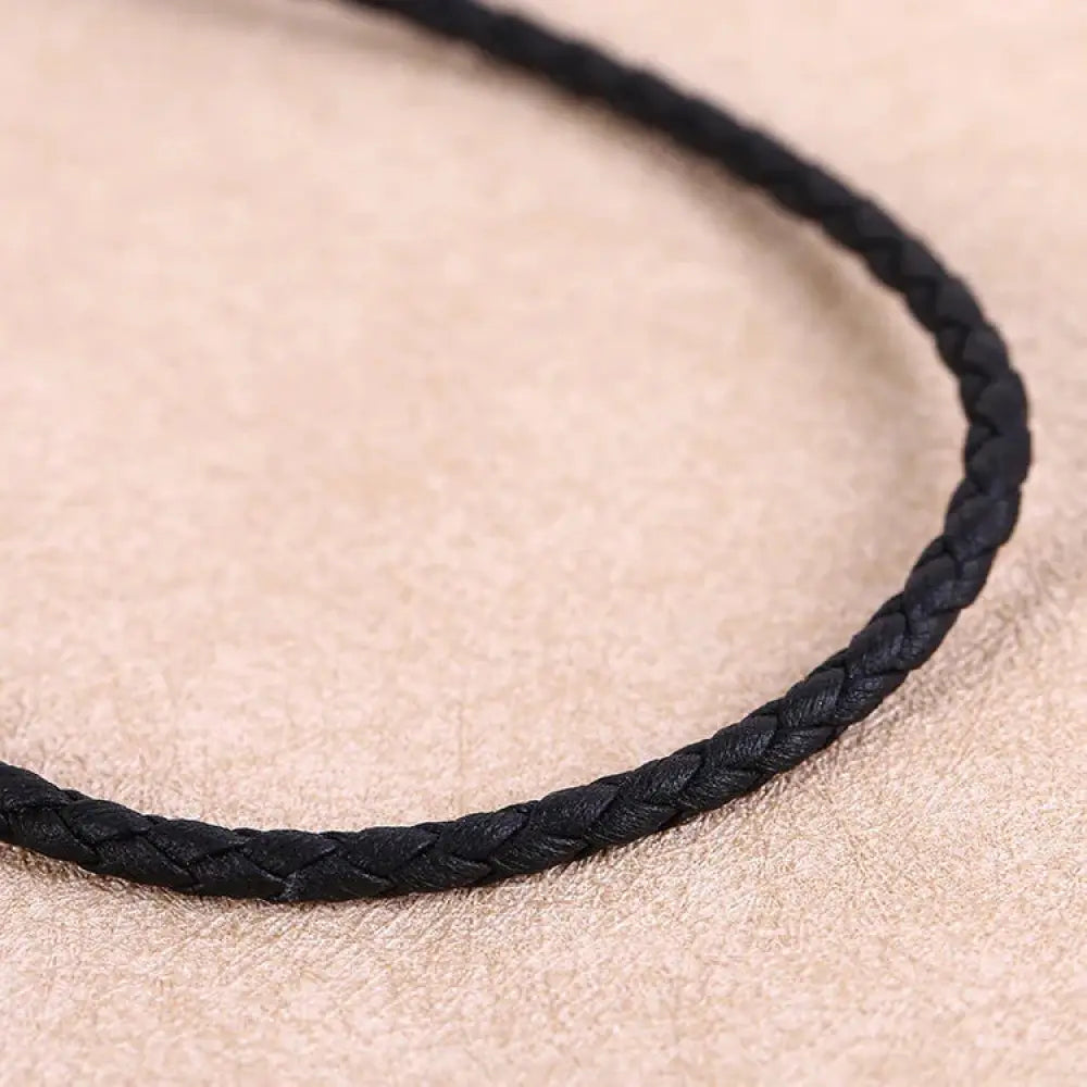 Black Braided Cord Decorative Rope for Diy Fashion Projects
