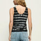 Nation Ltd - Sienna Tie Dye Stripe Tank