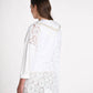 Frank Lyman - Lace-back Hooded Cardigan