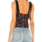For Love & Lemons - Tainted Floral Corset Top