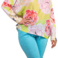 Gigi Moda - Daria Flower Print Batwing Sweater