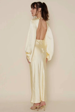 Fore Collection - Della Balloon Sleeve Maxi Dress