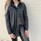 Entro - Playing For Keeps Pleather Top
