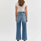 Daze - Pleaser High Rise Wide Leg Ankle Jean
