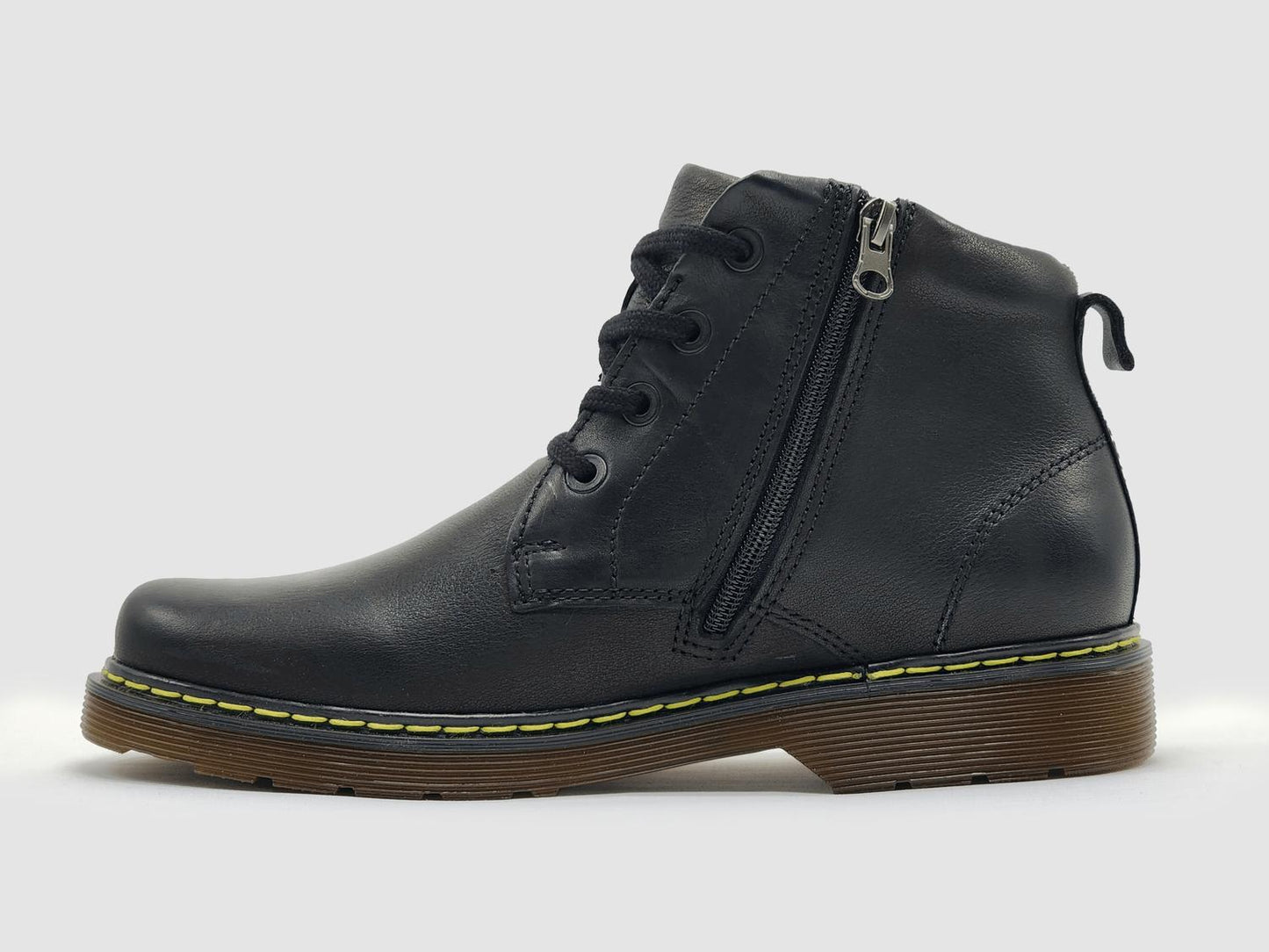 Kcr Group - Men's Premium Zip-Up Leather Boots