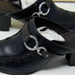 Brighton - Women's Gemini Mules Leather Heel
