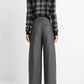 Vince - High Waisted Microcheck Trouser