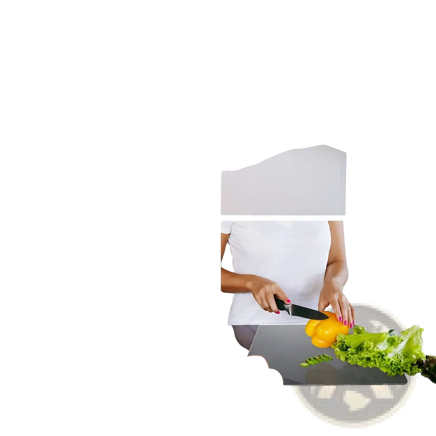 Acrylic Cutting Board Non Slip Clear Kitchen Mat