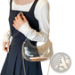Acrylic Gold Chain Handbag Metallic Clutch Bag