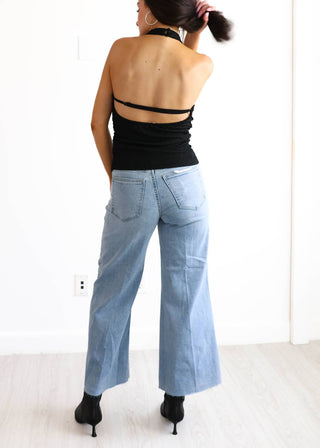 Pistola - Izzy Wide Leg Cropped Jeans