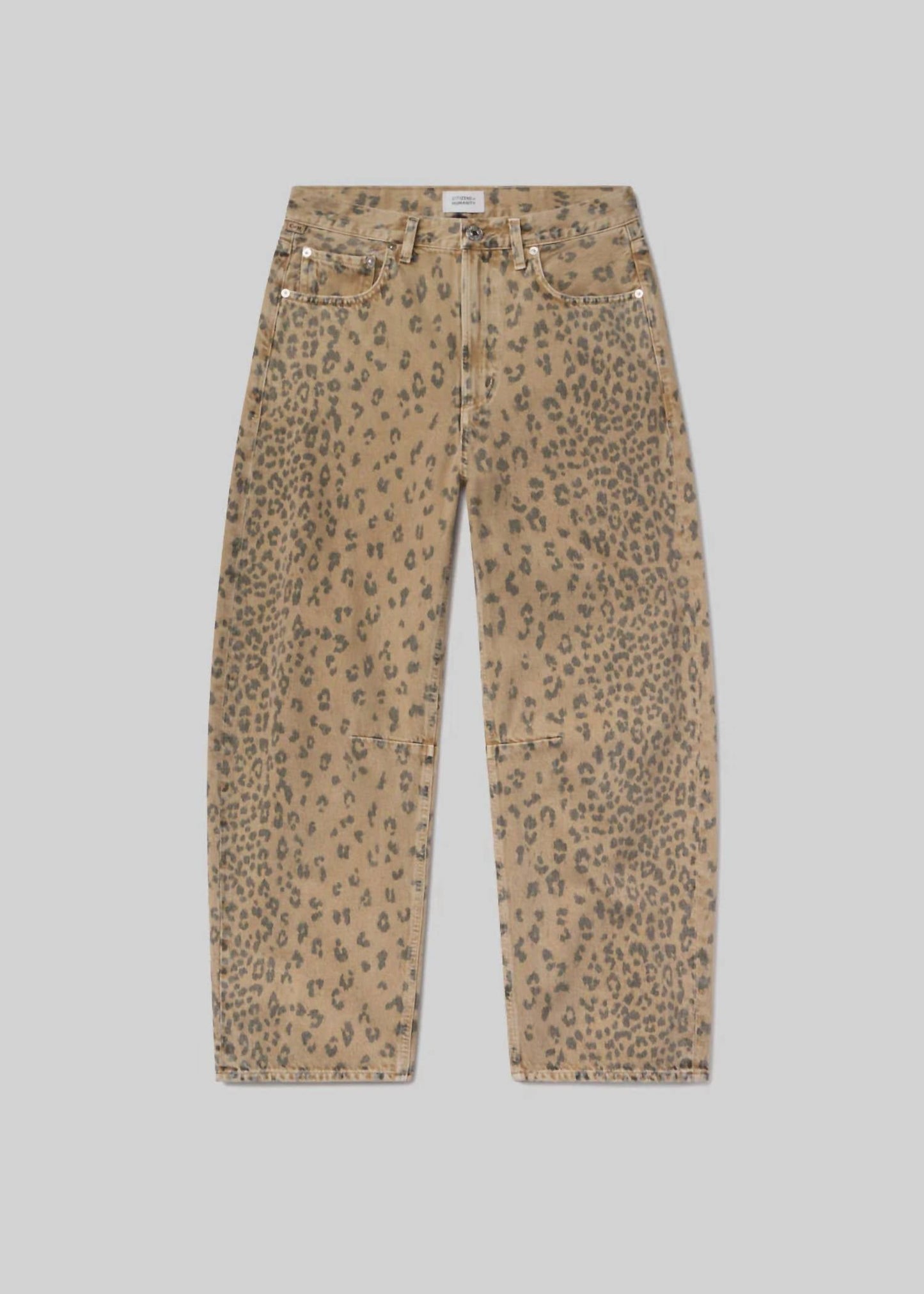 Citizens Of Humanity - Miro Animal Print Barrel Leg Jeans