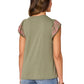 Democracy - Flutter Sleeve Top