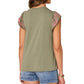 Democracy - Flutter Sleeve Top