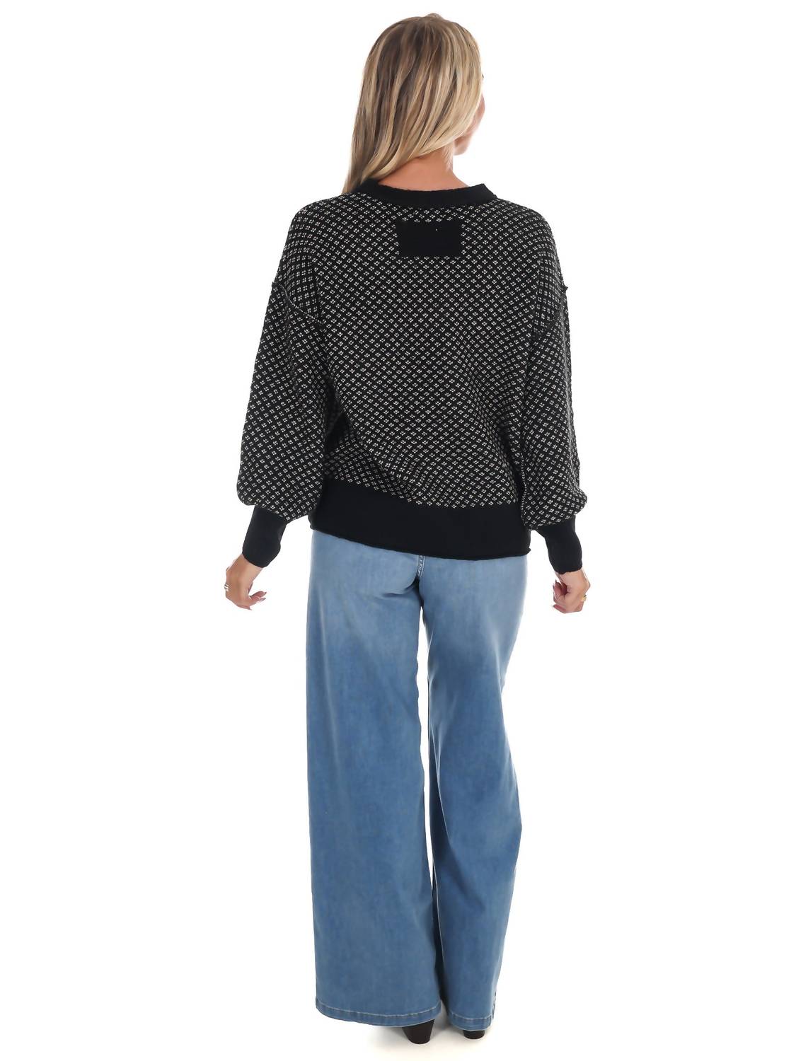 Blu Pepper - Fireside Chats Knit Sweater