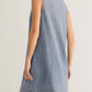 Z Supply - Sloane V-neck Jersey Denim Mini Dress