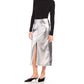 Fifteen Twenty - Kaia Faux Leather Front Slit Midi Skirt