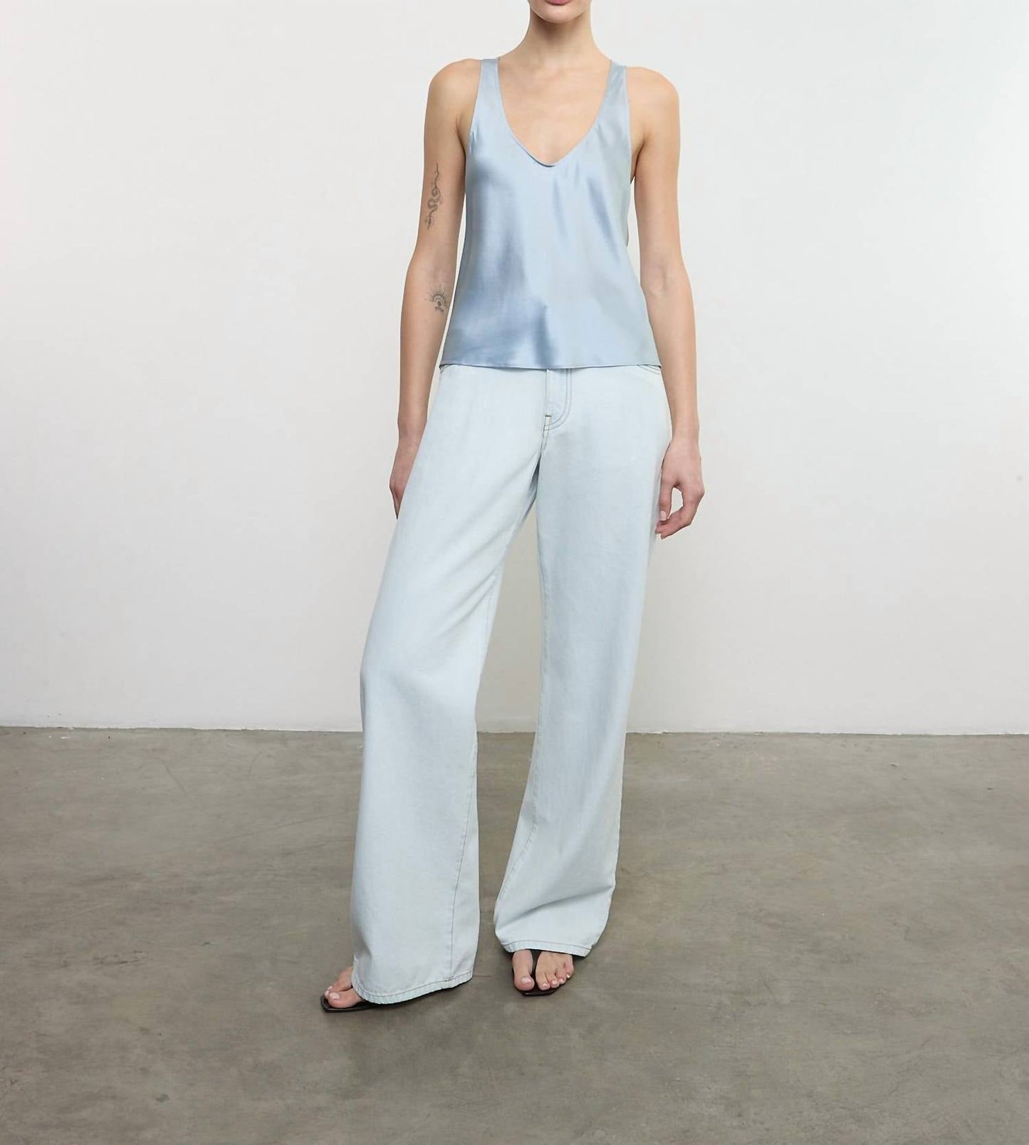 Enza Costa - SLOUCHY STRAIGHT ITALIAN DENIM JEAN