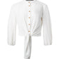 Iris Setlakwe - Women's Tie Front Blouse