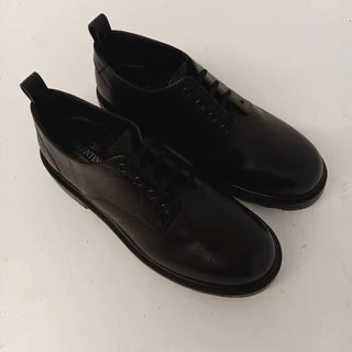 Valentino Garavani - Men's V Logo Calf Leather Derby Dress Shoes