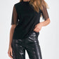 Elan - Mesh Sleeve Tee