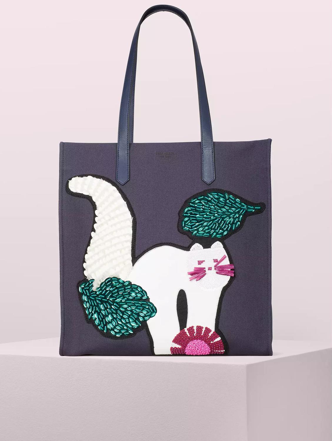 Kate Spade - KITT EMBELLISHED EXTRA LARGE NORTH SOUTH TOTE BAG