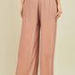 Entro - Solid Slit Maxi Pants