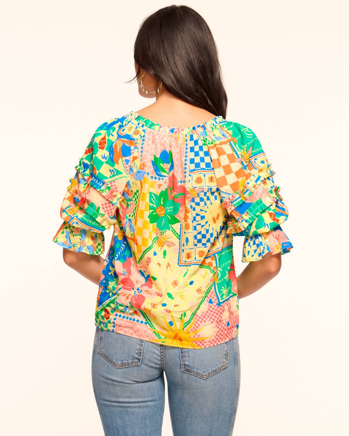 Ramy Brook - Lula Printed Cotton Off-the-shoulder Blouse