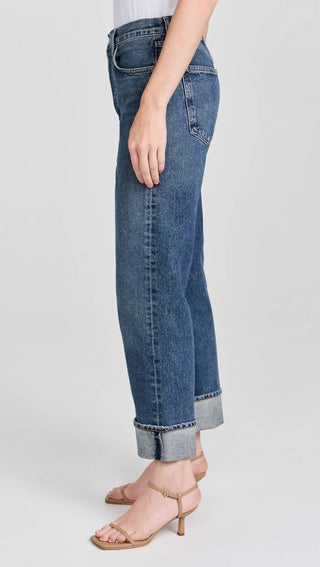 Agolde - Fran Low Slung Straight Jeans