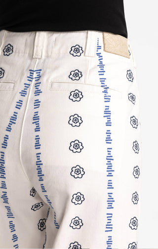 Johnny Was - Wide Leg Embroidered Trouser