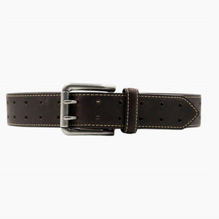 Lejon Leather Goods - Men's Vintage Bison Leather Double Barrel Usa Belt