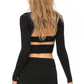 Kendall + Kylie - Compact Overlap Pencil Skirt