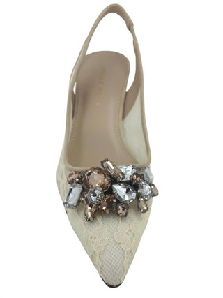 Pelle Moda - Women's Adenn Kitten Heel Sling-back Pump