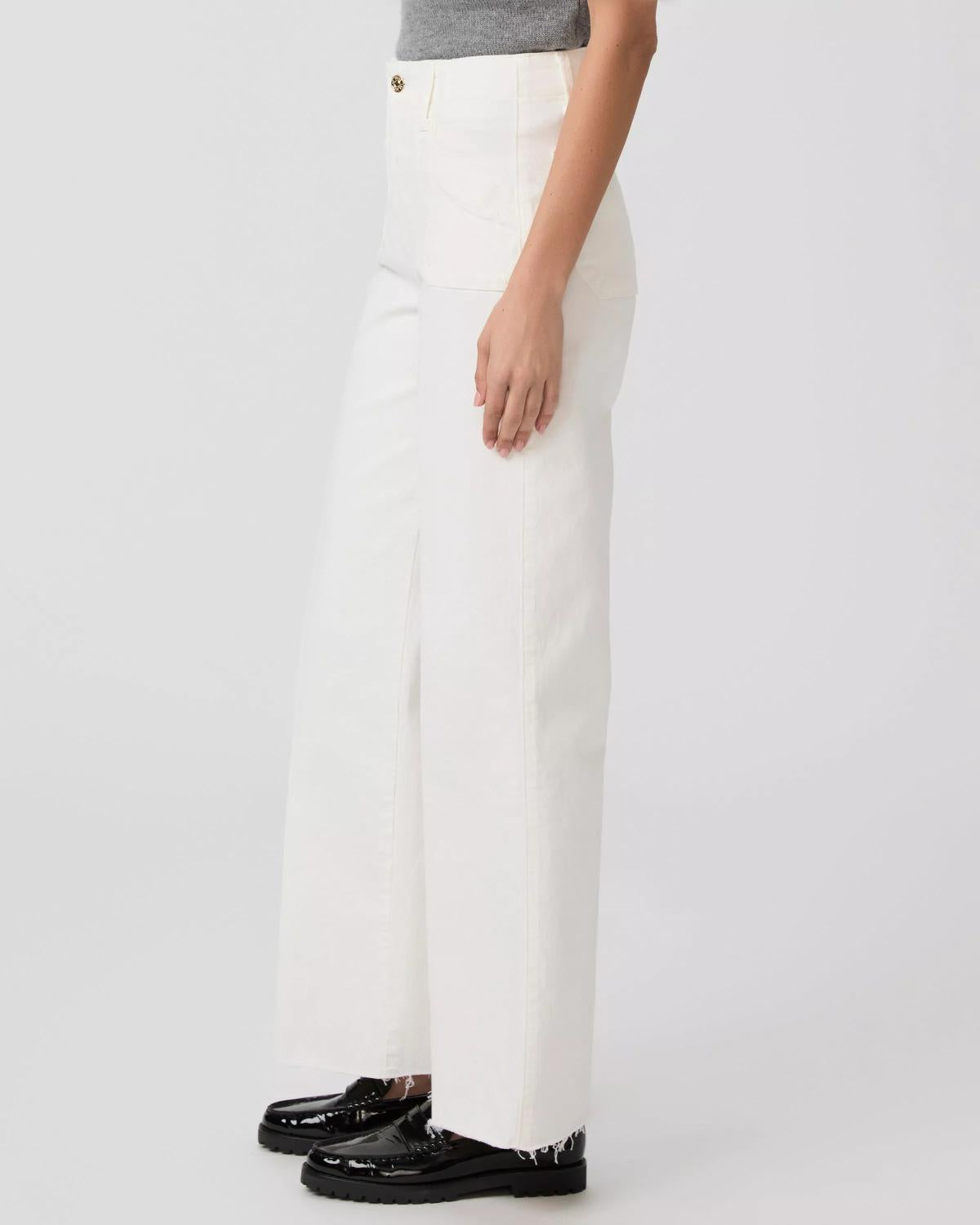 Paige - Anessa 31" With Utility Pockets And Raw Hem Jean