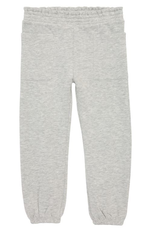 Tucker + Tate Kids' Ruffle Waist Cotton Blend Joggers in Grey Light Heather  Size 2
