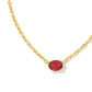 Kendra Scott - Cailin Gold Burgundy Crystal Necklace