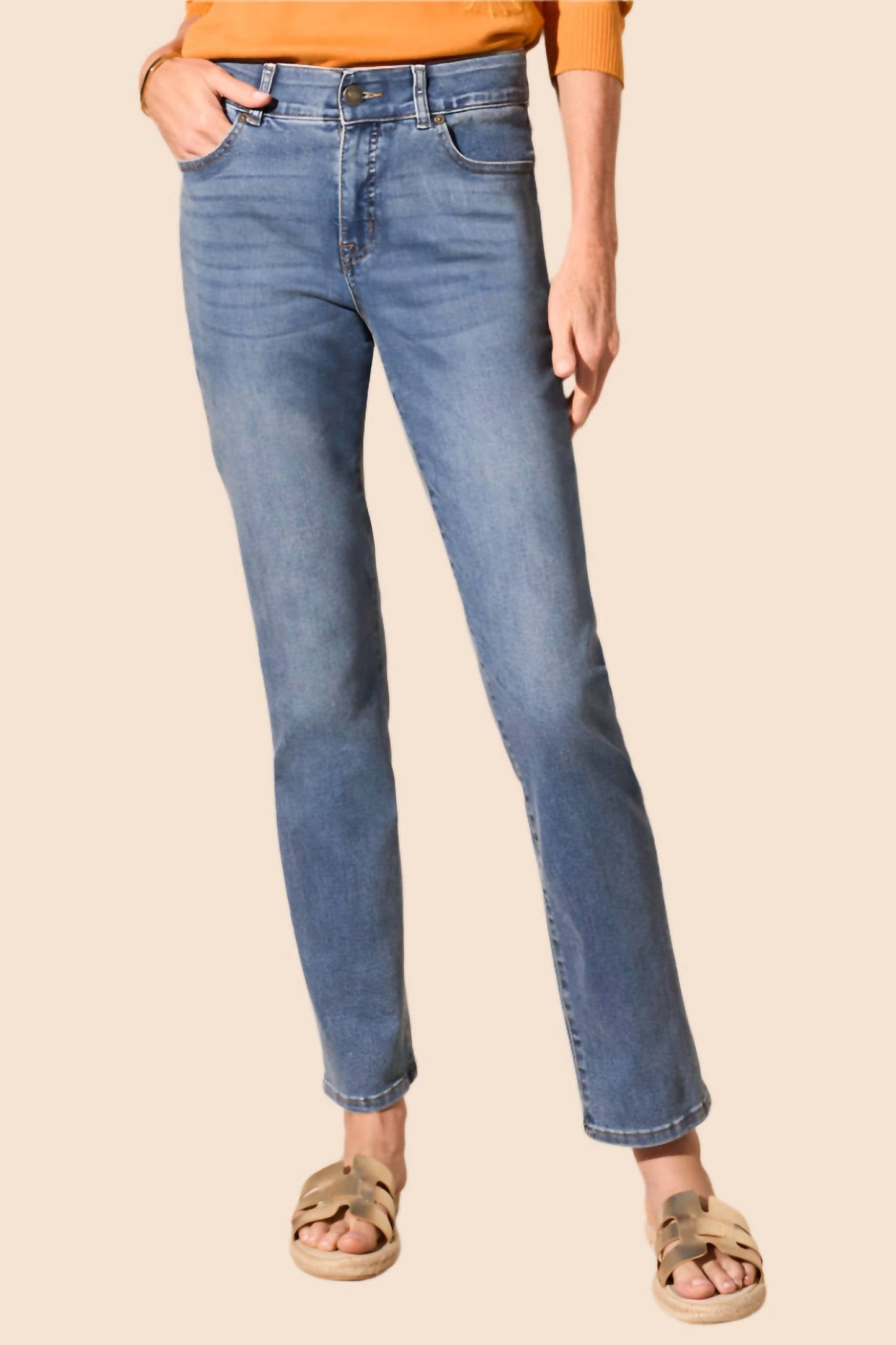 Tribal - Sophia 32" Straight Leg Jeans
