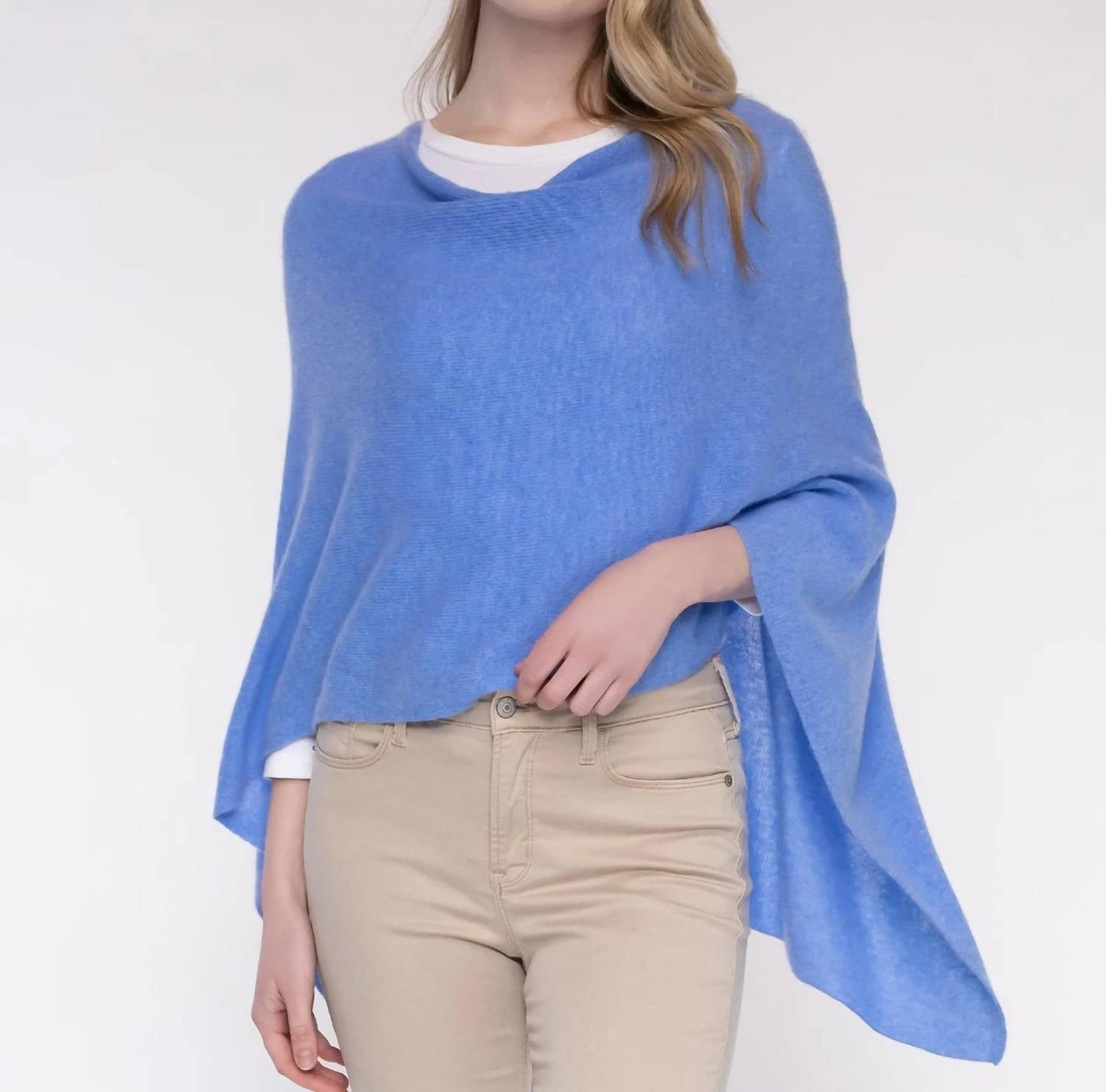 Alashan Cashmere - Draped Dress Topper Poncho